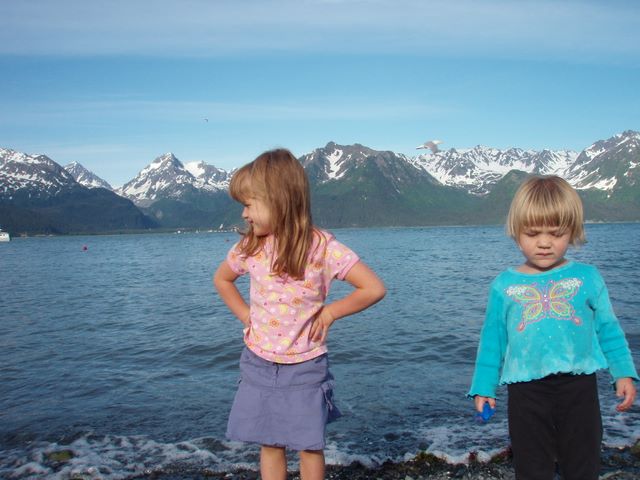 Kids on the Beach at Miller's Landing