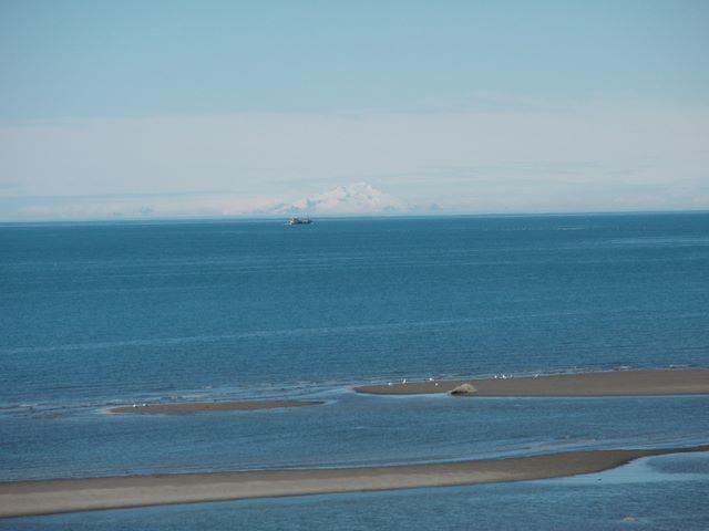 Kachemak Bay and I Believe Mt Augustine