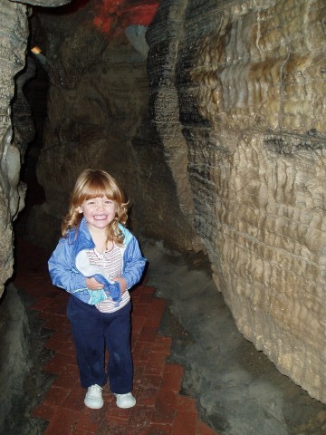 Cassidy in Howe Caverns